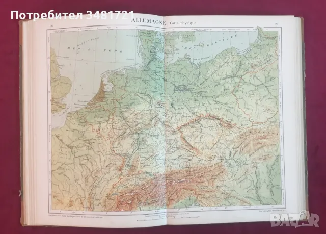 Атлас на света от 1911та година / Atlas Scolaire Suisse, снимка 5 - Енциклопедии, справочници - 47018487