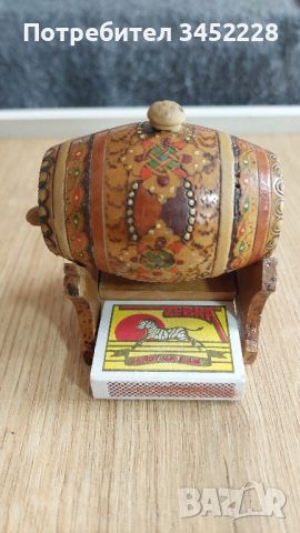 буре дървено сувенир , снимка 4 - Антикварни и старинни предмети - 45583258