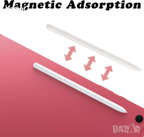 Стилус за Galaxy Tab S10 Lite с 5 резервни върхове, бежов, снимка 4 - Друга електроника - 54108694