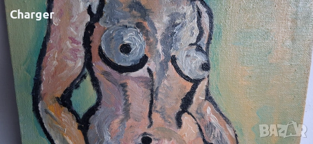 Стара картина, подписана!, снимка 4 - Картини - 53225047