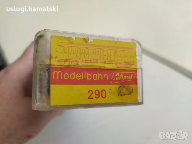 Стара играчка вагон/влакче, снимка 4 - Антикварни и старинни предмети - 53593782