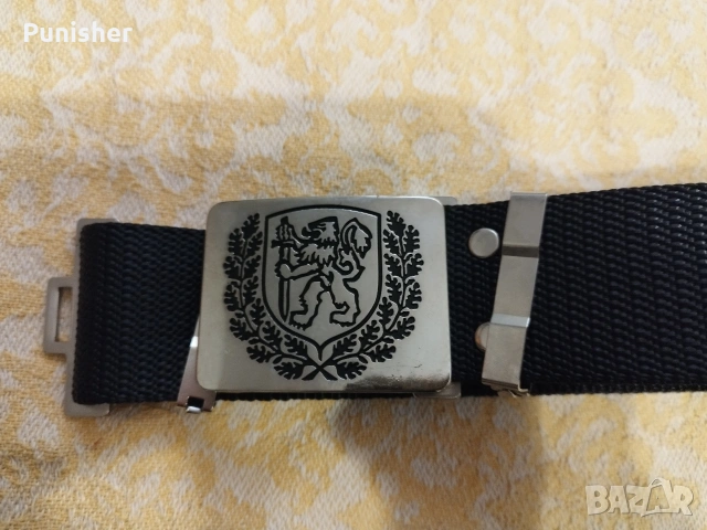 Тактически черен полицейски колан