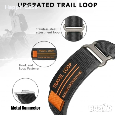 TRAVEL LOOP Каишка за Huawei Watch/Samsung/Garmin/Apple/Xiaomi/Amazfit, снимка 2 - Каишки за часовници - 51474850