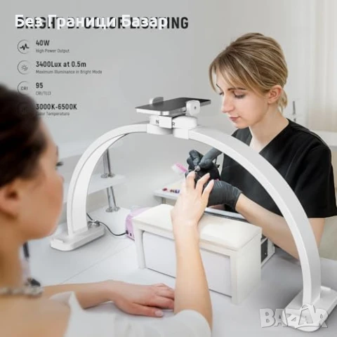 Нова NEEWER LED лампа 40W за маникюр грим бюро снимки видео 29 инча, снимка 3 - Други - 50941176