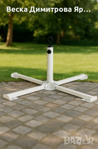 Стойка за чадъри (Подходяща за ,,Квадратен градински чадър"), снимка 2 - Други - 50826786