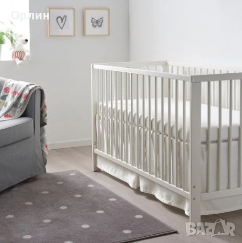Детско креватче IKEA Gulliver + Magniflex матрак, снимка 5 - Бебешки легла и матраци - 54025275