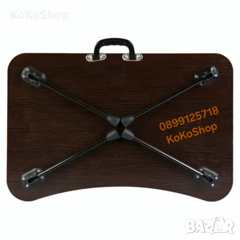 Сгъваема маса-53x39x27 см./ маса за лаптоп/помощна маса/сгъваема маса, снимка 2 - Маси - 50111448