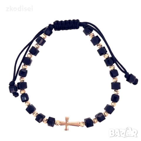 Златна регулируема гривна 1,77гр. 14кр. проба:585 модел:33646-6, снимка 2 - Гривни - 51438530