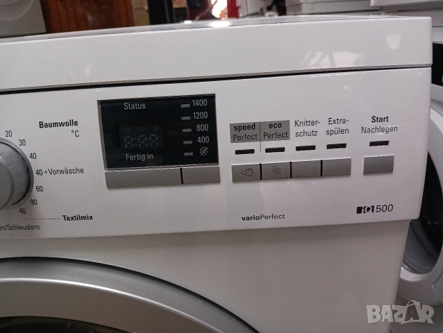 Пералня Сименс Siemens IQ 500 A+++ 7кг 2 години гаранция!, снимка 4 - Перални - 53895283