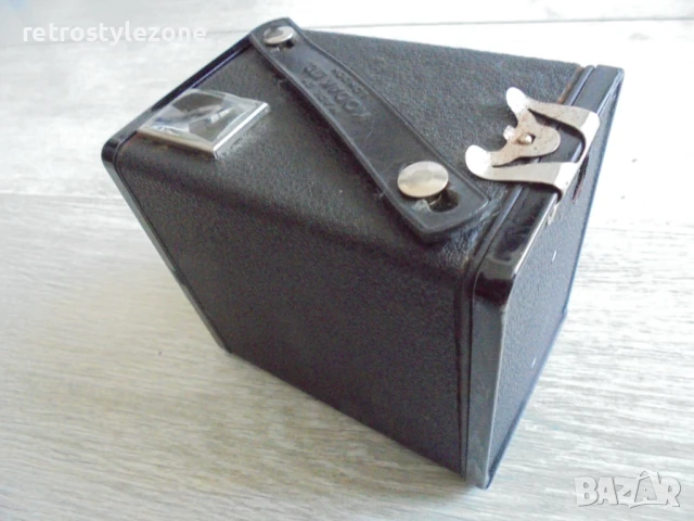 № 8086 стар фотоапарат - KODAK SIX 20 BROWNIE"D  - с кожена чантичка - ест.кожа, снимка 4 - Антикварни и старинни предмети - 50608538