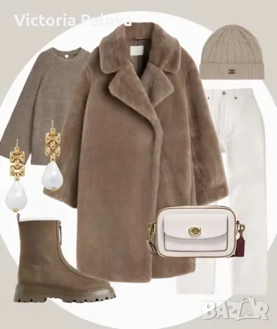 Луксозно палто/шуба от алпака COLLECTION VON GOLLAS