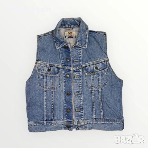 Дамски дънков елек LEE, снимка 2 - Елеци - 53056181