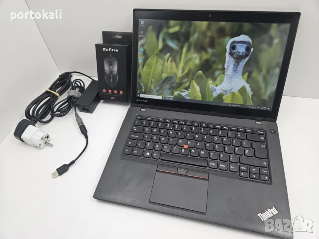 +ГАРАНЦИЯ! Touchscreen! Лаптоп Lenovo T450 Intel Core i5-5300U / 6GB RAM / 320GB HDD, снимка 2 - Лаптопи за работа - 50459072