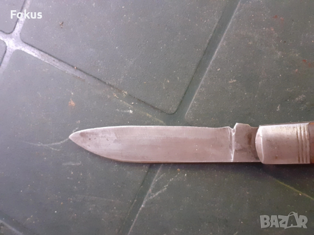 Hugo Koller Solingen - стар джобен сгъваем нож, снимка 2 - Антикварни и старинни предмети - 53296370