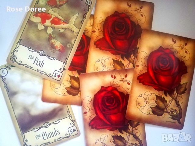 Защо не получавам Роза в любовта? Гледане на карти Ленорман (и Таро), снимка 1 - Таро карти - 45807257