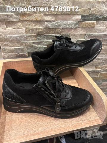 Спортно-елегантни дамски обувки Remonte (част от групата Rieker), 41 номер, пролет-есен, снимка 2 - Маратонки - 54106508