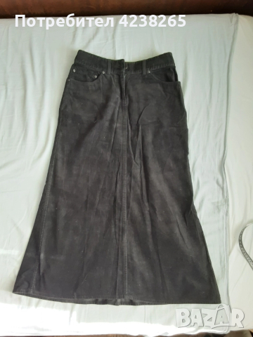 пола H&M джинсова, нова, черна №36