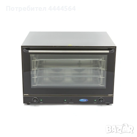 Професионална конвекторна фурна – 400V, 6,4 kW, с двойно остъкление и аналогов контрол, снимка 2 - Обзавеждане на кухня - 53777707