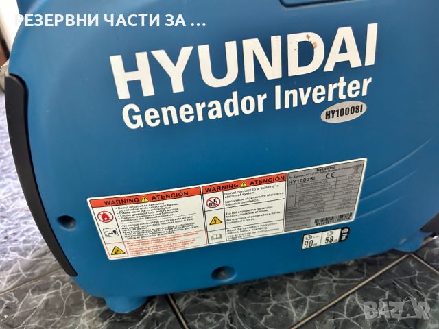 Бензинов инверторен генератор Hyundai HY1000SI 1000W-наличен в София, снимка 1 - Електродвигатели - 46511470