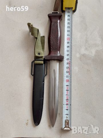 /DDR Paratrooper Knife/Немски нож парапропър 1955 и украински нож на батальон Азов 2014, снимка 12 - Антикварни и старинни предмети - 45301441