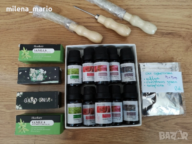 Материали за свещи*соя*цветове*аромати, снимка 13 - Други - 49638139