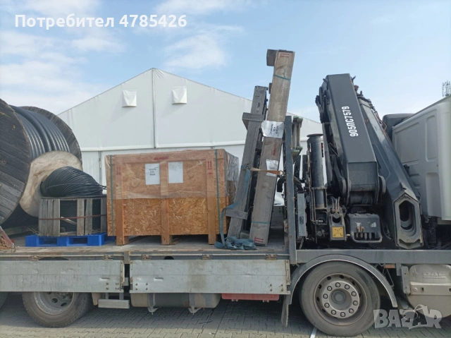 камион с кран транспорт и товаро разтоварни услуги професионално решение, снимка 9 - Други оферти за работа - 54065360