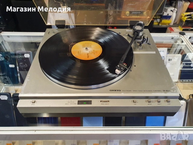 💽📻📀🎶 Грамофон ONKYO CP-1011P Отлично техническо състояние. Има забележки по външния вид ( видими, снимка 8 - Грамофони - 50575532