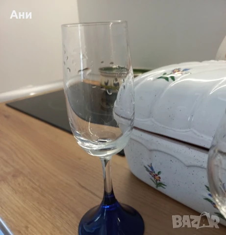 Кристални чаши за шампанско, снимка 6 - Сервизи - 51423646