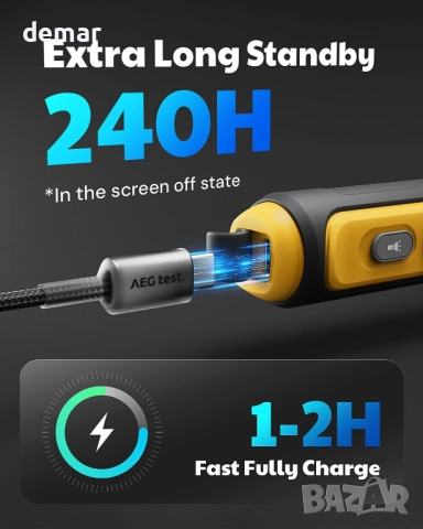 AEGTEST AGT-2459 Преносим детектор за въглероден оксид – презареждаем, 0~1000PPM, снимка 3 - Друга електроника - 52130903