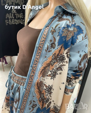 Дамски комплект с принт, снимка 4 - Комплекти - 54041907