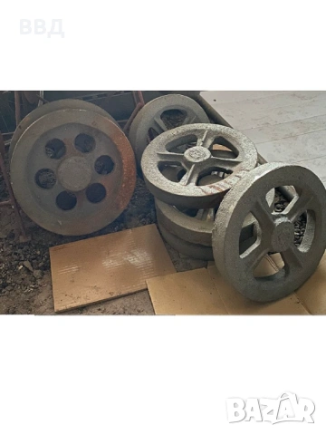 балванки заготовки отливки колелa от чугун за плъзгащти портали и врати, снимка 2 - Други машини и части - 54122742