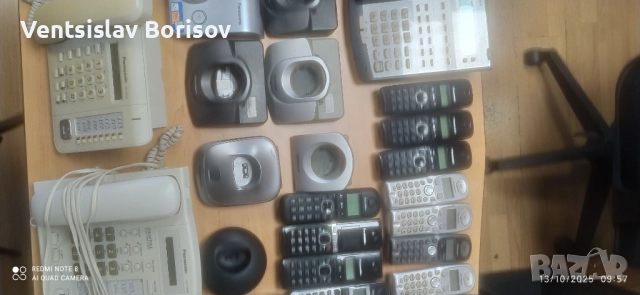 Panasonic Безжични и стационарни телефони, 22 броя цена за всичко, снимка 3 - Стационарни телефони и факсове - 52799872