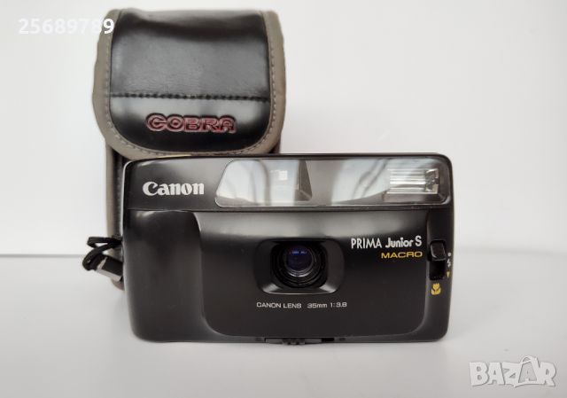 Филмов фотоапарат Canon Prima Junior S Macro, снимка 1 - Фотоапарати - 45813571