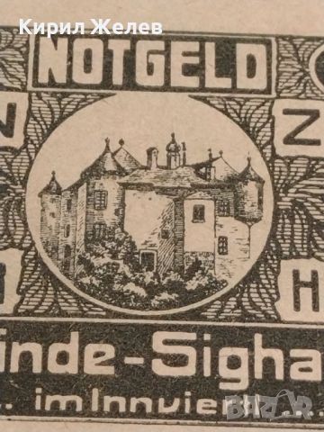 Банкнота НОТГЕЛД 10  хелер 1920г. Австрия перфектно състояние уникат за КОЛЕКЦИОНЕРИ 44633, снимка 2 - Нумизматика и бонистика - 45233901