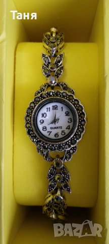 Сребрист часовник, снимка 2 - Дамски - 54231070