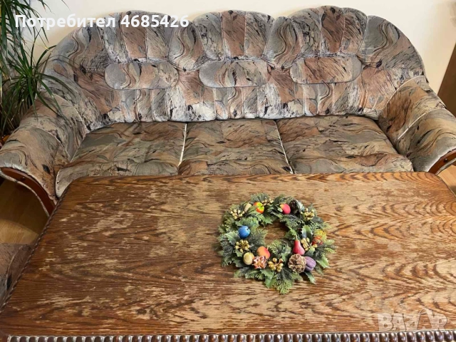 Холна гарнитура и маса, снимка 7 - Дивани и мека мебел - 52821931