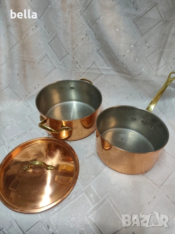 Луксозен комплект медни съдове – немско качество и класически дизайн., снимка 14 - Антикварни и старинни предмети - 53389812