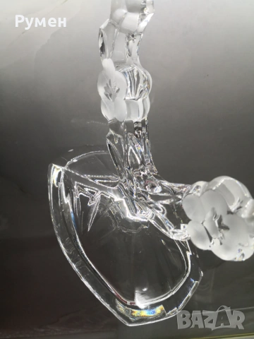 Винтидж кристален свещник , снимка 11 - Декорация за дома - 54234209