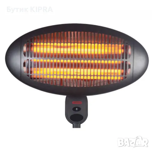 Кварцова печка, 2000W, инфрачервена, стенна, снимка 1 - Отоплителни печки - 47361268