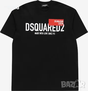 Детска тениска Dsquared2 в черно, снимка 4 - Детски тениски и потници - 50175976