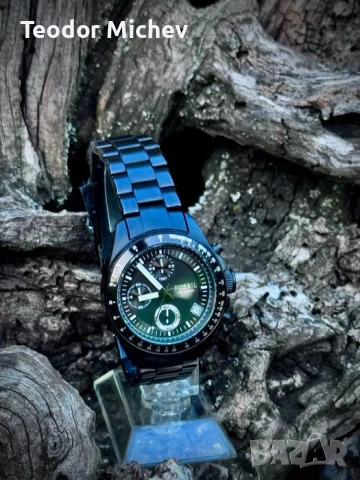 Fossil Decker Chronograph – Черен стоманен мъжки часовник, снимка 5 - Мъжки - 51619646