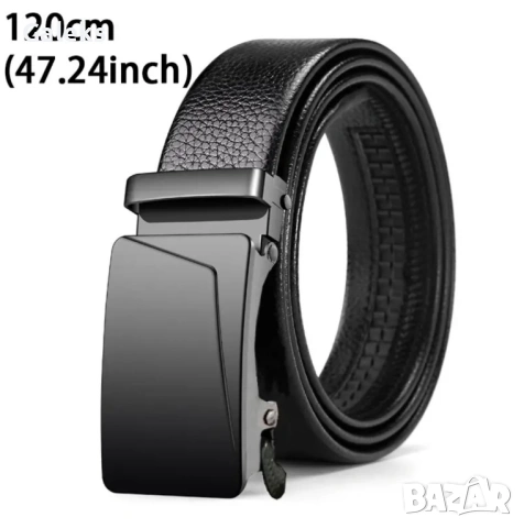 Мъжки официални колани с изчистена геометрия на катарамата в 3 версии!, снимка 2 - Колани - 53501693