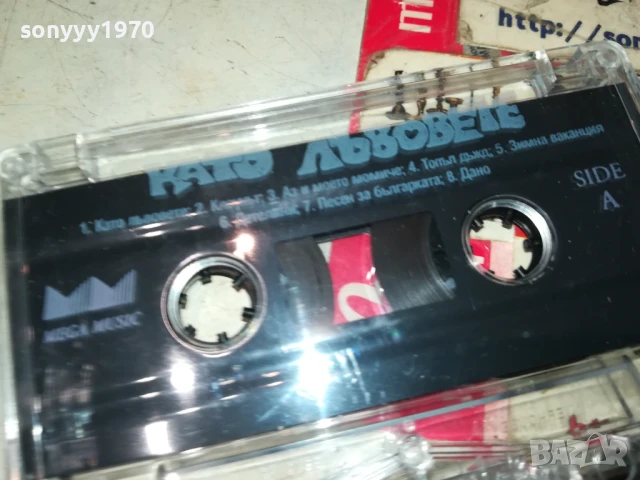 КАТО ЛЪВОВЕТЕ-ОРИГИНАЛНА КАСЕТА 3007251618, снимка 14 - Аудио касети - 51193558