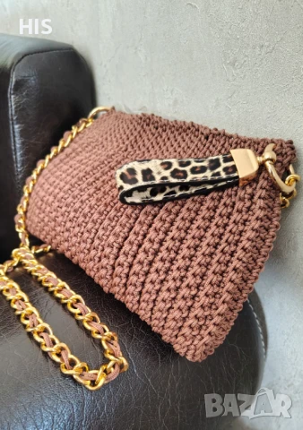 Дамски луксозни плетени чанти ръчно изработени , снимка 10 - Чанти - 34820731
