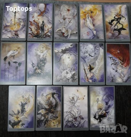 Таро 7x12см: Shadowscapes Tarot & Weird World Tarot & Wake me Up Tarot, снимка 10 - Карти за игра - 45399431