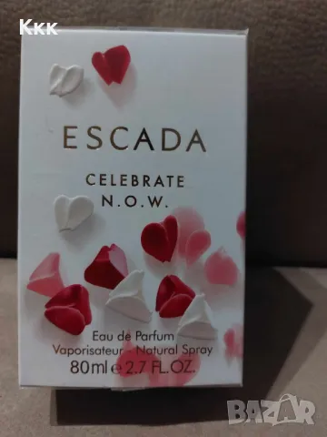 Escada celebrate now дамска парфюмна вода 80 мл, снимка 1 - Дамски парфюми - 48682623