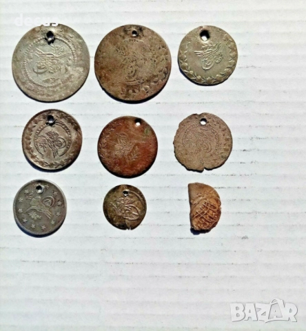 9 сребърни и посребрени монети от Османската империя, снимка 9 - Нумизматика и бонистика - 51462323