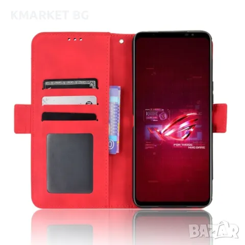 Asus ROG Phone 6 5G / 6 Pro 5G Wallet Калъф и Протектор, снимка 3 - Калъфи, кейсове - 49027432