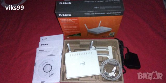 Wi-Fi Гигабитов рутер D-Link DIR-652, снимка 2 - Рутери - 39899946