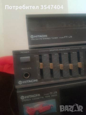 Hitachi FT-J3, снимка 4 - Ресийвъри, усилватели, смесителни пултове - 46545677